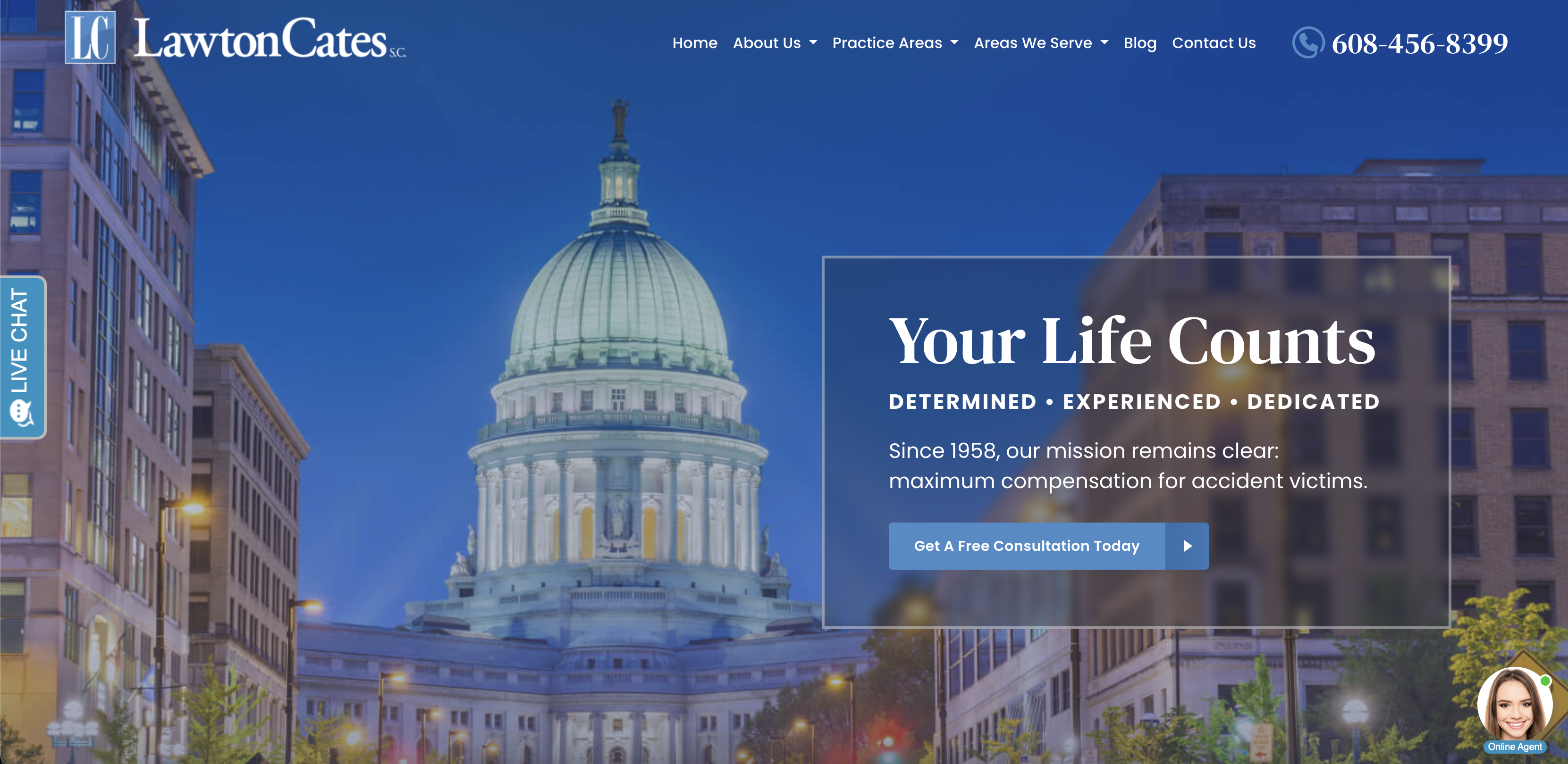 LawtonCates Redesigned Website